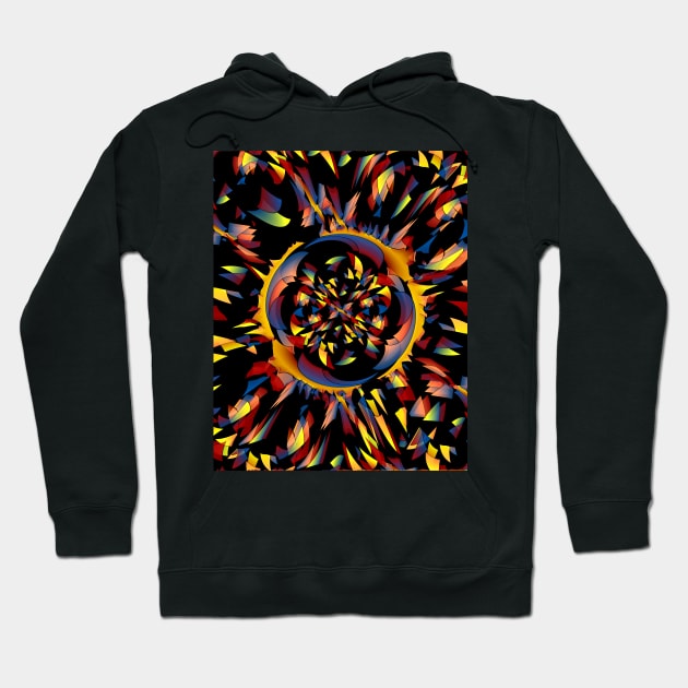 Spiky abstract Hoodie by Gaspar Avila